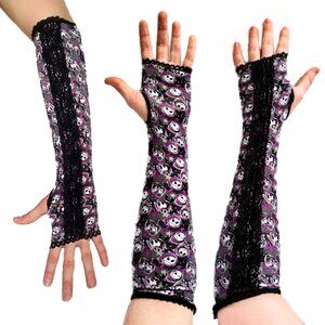 Disney Nightmare Before Christmas Lace Fingerless Gloves